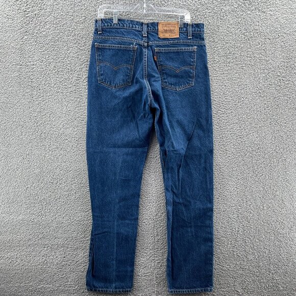 Vintage Levis 505 Jeans Mens 36 X 33 Orange Tab Straight Leg Made In The USA - Picture 2 of 9